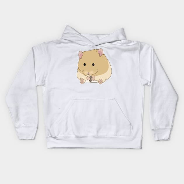 Noodle the Hammy Kids Hoodie by Nevervand